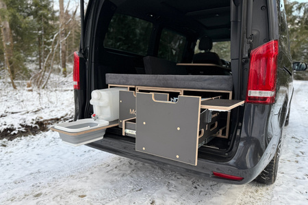 Box kempingowy - Moonbox ze stołem Van/Bus 124cm Modify