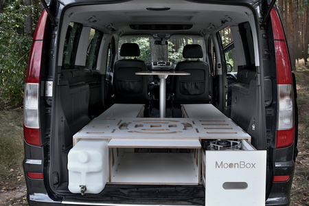 Box kempingowy - Moonbox ze stołem Van/Bus 115cm