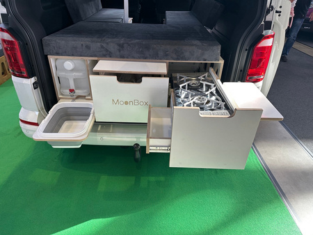 Box kempingowy - Moonbox ze stołem Van/Bus 119cm Modify - Biały