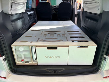 Box kempingowy - Moonbox ze stołem Van/Bus 119cm Modify - Biały