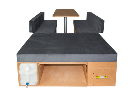 Box kempingowy - Moonbox ze stołem Van/Bus 124cm