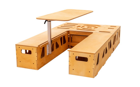 Box kempingowy - Moonbox ze stołem Van/Bus 124cm Modify