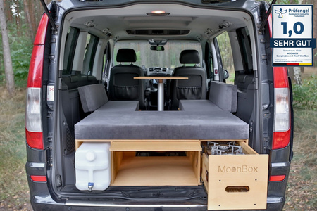 Box kempingowy - Moonbox ze stołem Van/Bus 119cm