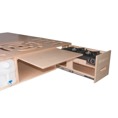 Box kempingowy - Moonbox ze stołem Van/Bus 115cm