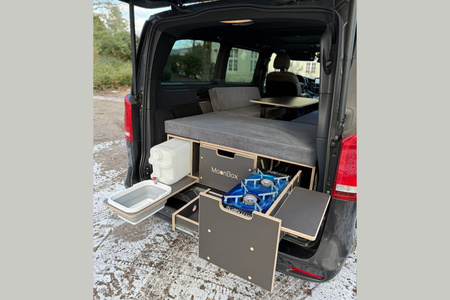 Box kempingowy - Moonbox ze stołem Van/Bus 124cm Modify
