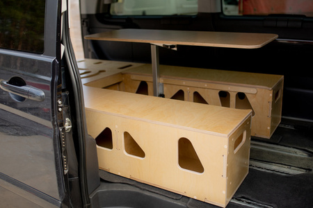 Box kempingowy - Moonbox ze stołem Van/Bus 124cm Modify