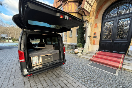 Box kempingowy - Moonbox ze stołem Van/Bus 124cm Modify