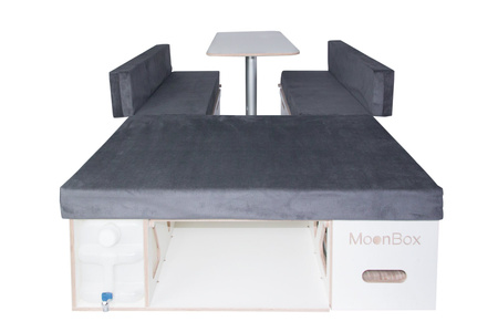 Box kempingowy - Moonbox ze stołem Van/Bus 124cm