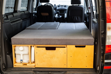 Box kempingowy - Moonbox ze stołem Van/Bus 119cm Modify - Naturalny