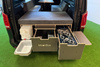 Box kempingowy - Moonbox ze stołem Van/Bus 119cm Modify - ciemnoszary