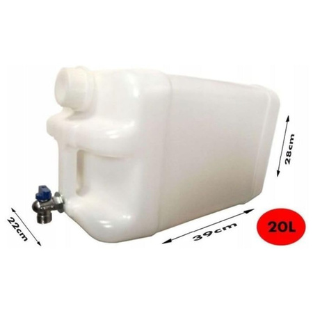 Zewnętrzny kanister na wodę o pojemności 20 L